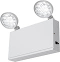 TANLUX New York City Approved Emergency Light, Emergency Lights with Battery Backup, White Steel Housing, AC 120/277V, Two Heads