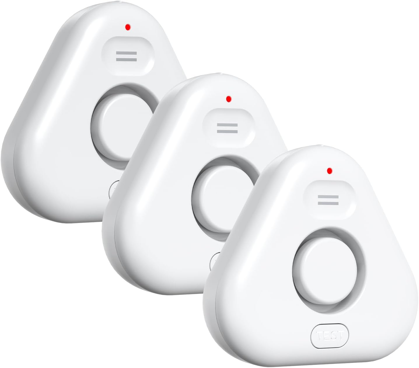 Stechro 3 Pack Water Leak Detector, 120dB Water Sensor Alarm, Water Leakage Detection Device for Home Basements Bathroom Kitchen Toilet Laundry