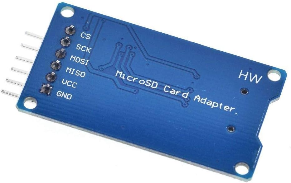 DAOKI 5Pcs Micro SD Storage Board Module With SPI Interface for Arduino Raspberry Pi - TF Card Memory Shield Expansion Board 6-pin With Dupont Wire