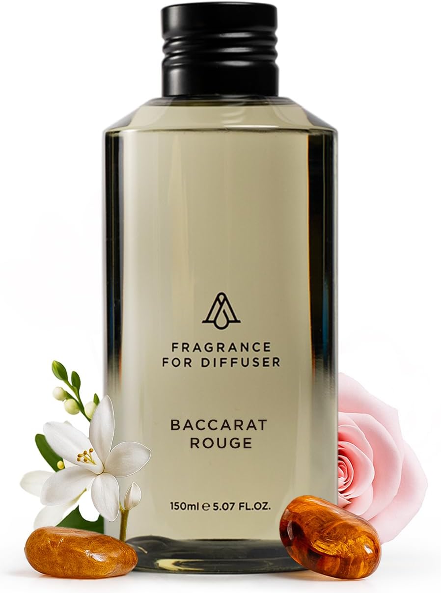 AromaPlan Hotel Scents Inspired by Baccarat Rouge 5 Fl Oz (148ml), Home Luxury Aroma & Hotel Fragrance Diffuser Oil for Aromatherapy- USA Made, Bigger Bottle, Bolder Aroma & Longer Lasting