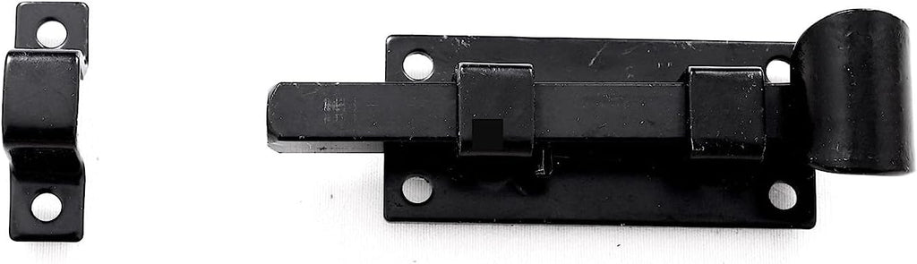 The Rustic Express, Speak-Easy Door Latch and Decorative Hinge Kit Includes 1 Speak-Easy Latch, 2 Butterfly Hinges and 12 Black mounting Screws, Size (Latch 3-1/4” x 1” x 1” Hinge 2” x 2-3/8”)