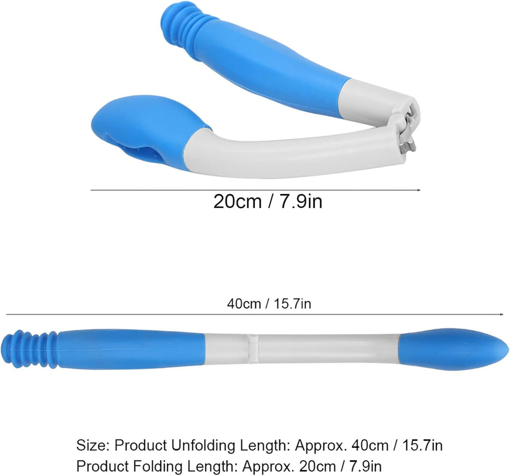 Long Reach Comfort Wiper, Self Assist Toilet Aid, Toilet Paper Tissue Grip, Self Wipe Assist Holder, Daily Living Bathroom Aid, for Limited Mobility