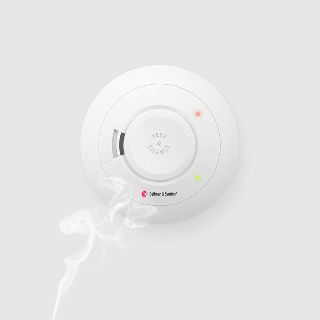 Bellman & Symfon Smoke and Fire Alarm Transmitter – Visit Smart Home System Component - Deaf and Hard of Hearing – Emergency Alert Fire Detector for Seniors and Assisted Living Safety