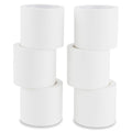 Lichamp 6 Rolls Vinyl Tape, Premium Safety Marking and Traffic Floor Marking Tape, Bundling, Social Distancing, 4 Inch x 36 Yards per Roll, 216 Total Yards, White