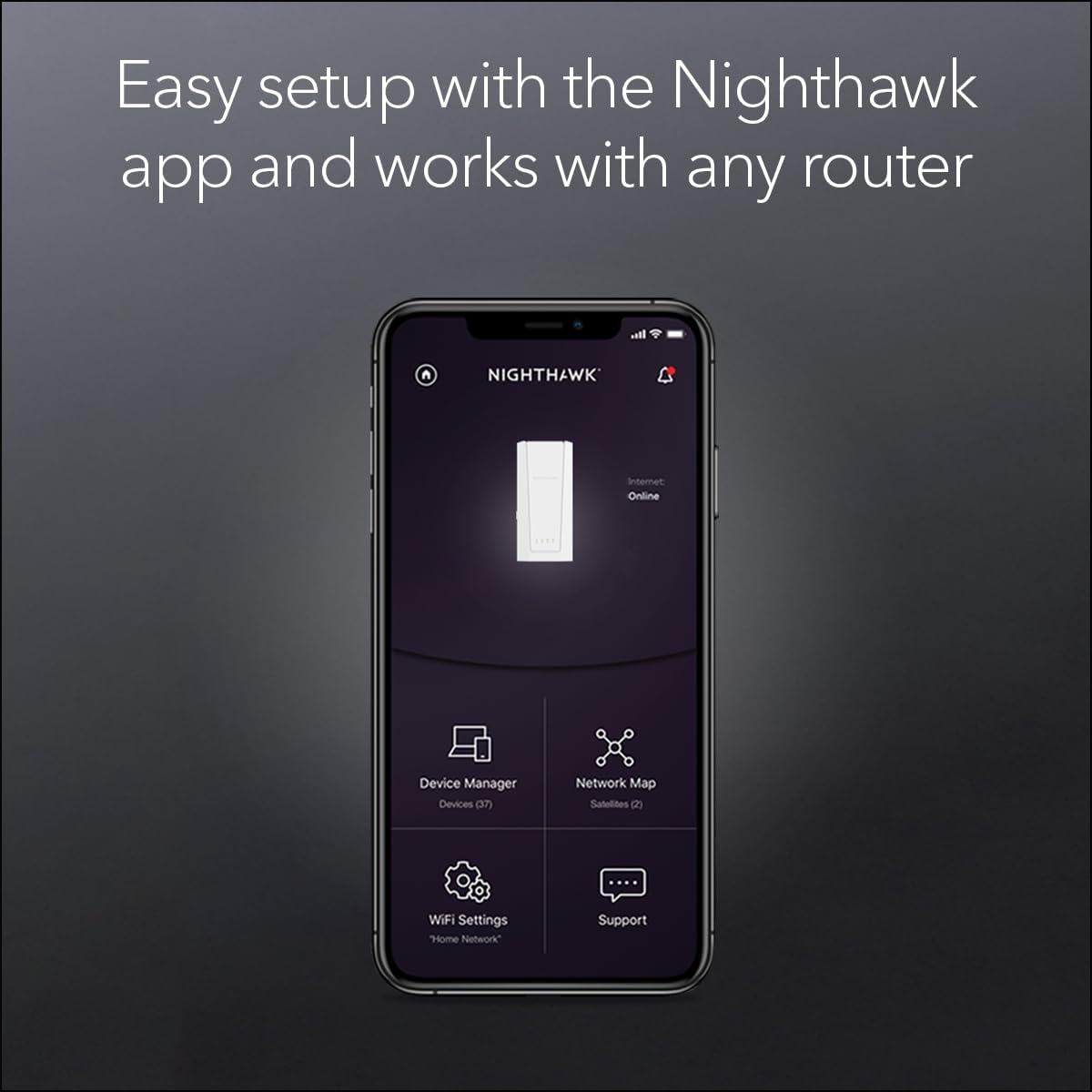 NETGEAR WiFi 7 Range Extender (EXS25) – BE5000 Dual-Band Wireless Signal Booster & Repeater (up to 5 Gbps Speed) - Add up to 1,500 sq. ft., 45 Devices - WPA3 Security, Smart Roaming