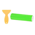 PATIKIL 6 Inch x 10 ft Reflective Tape, 1 Roll Waterproof Self Adhesive High Visibility Caution Warning Safety Tape Reflector with Scraper for Trucks Trailers Cars, Green