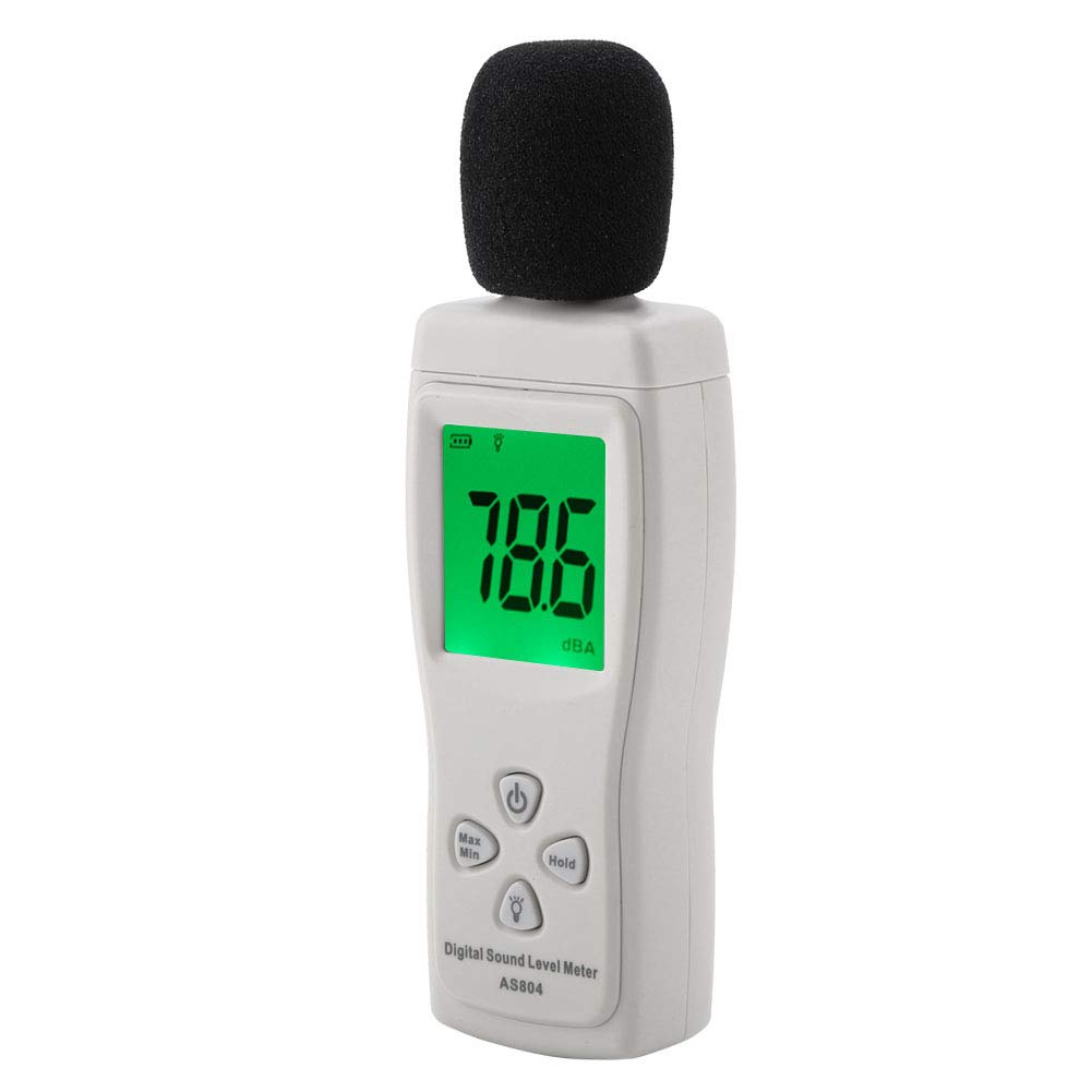 Yctze Smart Sensor AS804 Digital Sound Level Meter - Accurate 30-130dBA Measurement with LCD Display, Ideal for Automotive, Industrial, and Home Noise Testing