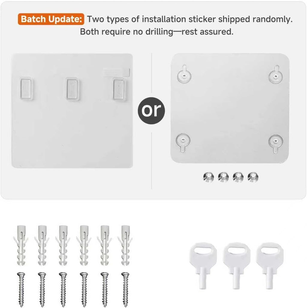 Shampoo and Conditioner Dispenser,Shower Soap Dispenser 3 Chamber No Drill Wall-Mounted Shampoo Dispenser for Shower Wall Mounted Shower Dispenser for Bathroom Hotel Large Capacity,Black