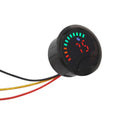 Battery Meter with LED Display, DC 7-100V Voltage Capacity Tester, 12V Digital Round Battery Monitor for Car, Golf Cart, RV, Truck, Boat, Motorcycle, Small Size