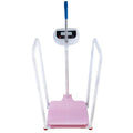 Assist The Elderly in Measuring Weight gain While Standing, with an Electronic Scale with armrests, Suitable for use in clinics, Hospitals, Schools, Nursing Homes (Pink)