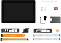 Industrial HMI All-in-one 10.1inch Touch Display Compatible with Raspberry Pi (Not Included), Supports Dual 4K HDMI Output, 10-Point Touch, Aluminum Alloy Case @XYGStudy (RPI-HMI-101D-ACCE)