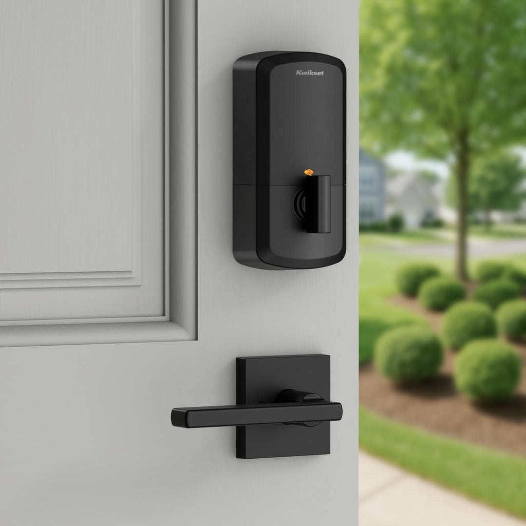 Kwikset Halo Select Smart Lock Keyless Entry Door Lock Wi-Fi and Matter Enabled Deadbolt No Hub Needed, Geofence Auto-Unlock, Grade AAA Certified, Easy Install, Satin Nickel Lifetime Finish Warranty