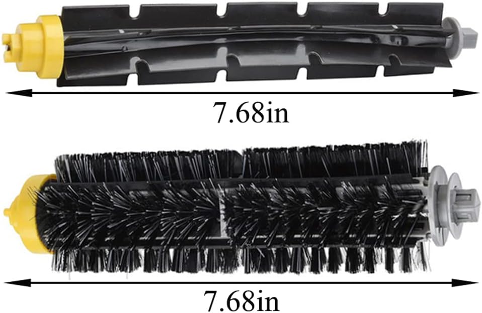 Replacement Parts Kit for iRobot Roomba 600 Series 595 614 650 670 690 692 694 Vacuum Cleaner - Includes Bristle and Flexible Beater Brushes, Filters, Side Brush