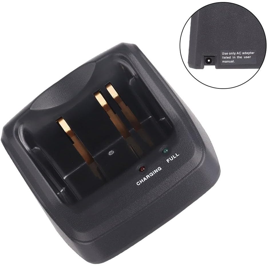 CD-15A Quick Charge Base Fit For VX5R VX6R VX7R For Walkie Talkie Charger, Fast Charging Base Station With Status Indicator Light Charging Device, Input Voltage Range DC12.0-16.0V