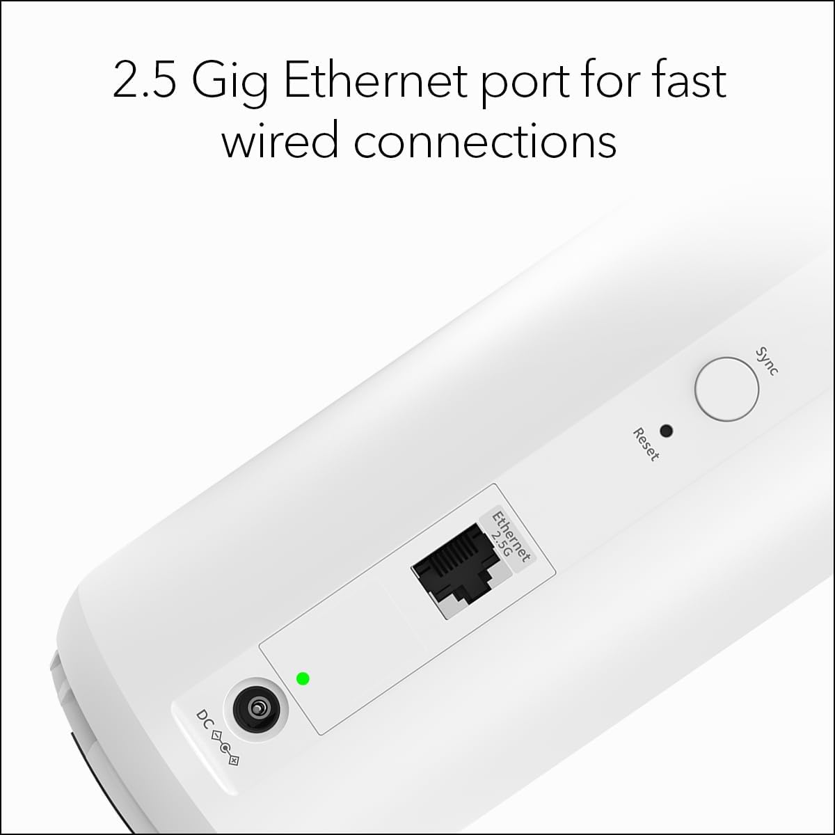 NETGEAR Orbi 370 Series (RBE370) Dual-Band WiFi 7 Mesh Network Add-on Satellite – Works with Orbi RBE372, RBE373, RBE374, Security Features, 5 Gbps, Adds Coverage up to 2,000 sq. ft., BE5000