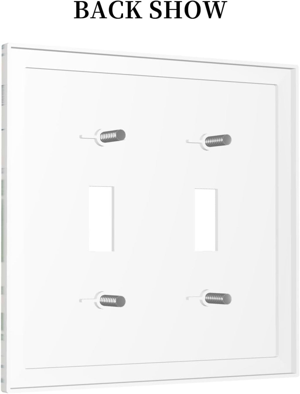 Decorative Switch Plates Ocean Beach Theme Starfish Seashell Coral 2 Gang Double Toggle Outlet Light Switch Cover Wall Plate Electrical Faceplate For Bathroom Kids Room Decor