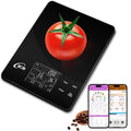 KOK Smart Food Scale with 30 Nutritional Calculator, Coffee Timer Function APP, Track Calorie, Macro, Carb for Weight Loss Keto and Diabetic, Espresso Scale Weight Grams and Ounces 5 Unit 1g/0.05oz