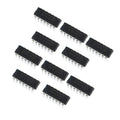 50Pcs 5 Values 74LSxx Series Logic IC Assortment Kit - IC Socket - 74LS00 74LS02 74LS04 74LS08 74LS32 IC Chip