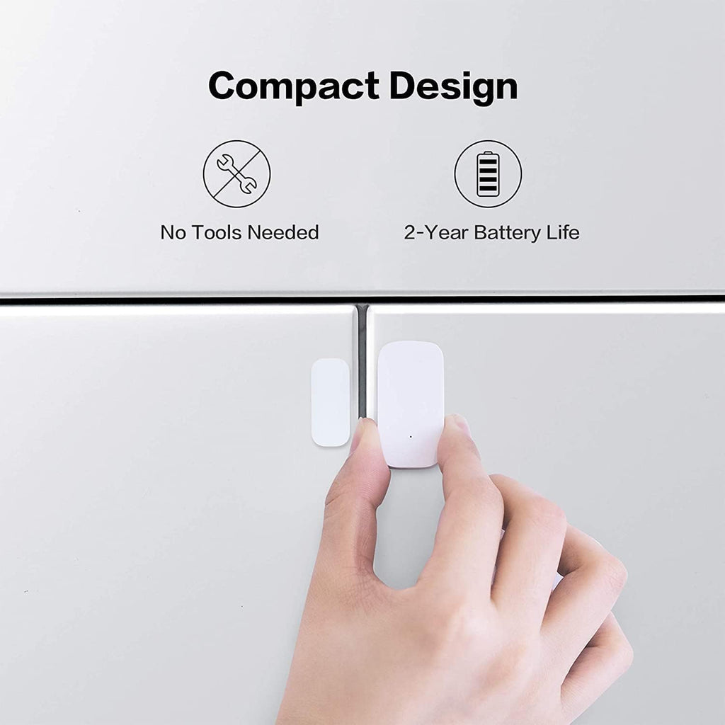 Aqara Zigbee Door and Window Sensor 3 Pack, Wireless Mini Contact Sensor, Home Automation, Requires Aqara Hub, Zigbee Connection, Kid Safety, Compatible with Apple HomeKit, Alexa, Works with IFTTT