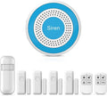 WiFi Door Alarm System, Wireless Alarm System 8 Piece Kit with Phone APP Alert Siren Door Window Sensor Motion Sensor