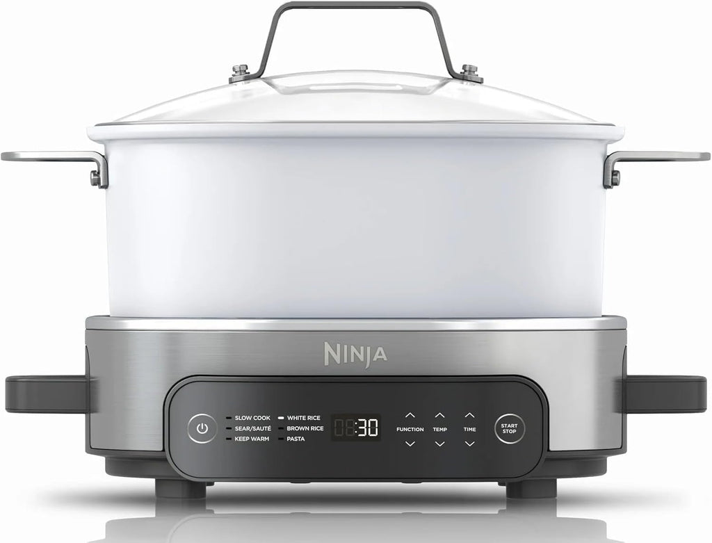 Ninja Foodi PossibleCooker 6.5Qt PRO Plus 10-in-1 Smart Cook System - Multi-Function Rice Cooker, Slow Cooker, Sous Vide with Thermometer - Electric Pot for Kitchen Appliances (6.5 QT)