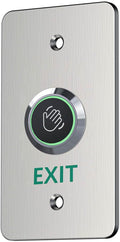 Infrared Sensor Exit Button IR Touchless Door Release 304 Stainless Steel IP67 Waterproof with LED Indicator for Access Control Systems