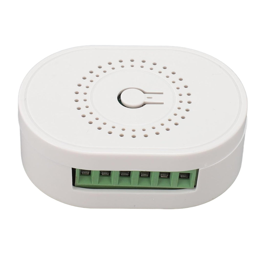 Compact Smart WiFi Switch Timer Voice Control Home Automation Module for Smart Life App for Peace of Mind White 100-240V (W1)