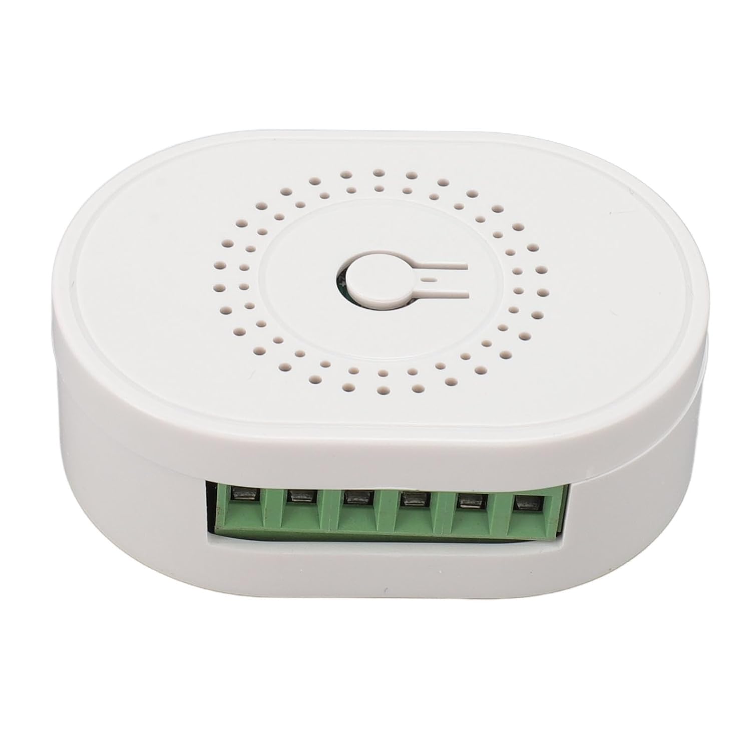 Compact Smart WiFi Switch Timer Voice Control Home Automation Module for Smart Life App for Peace of Mind White 100-240V (W1)
