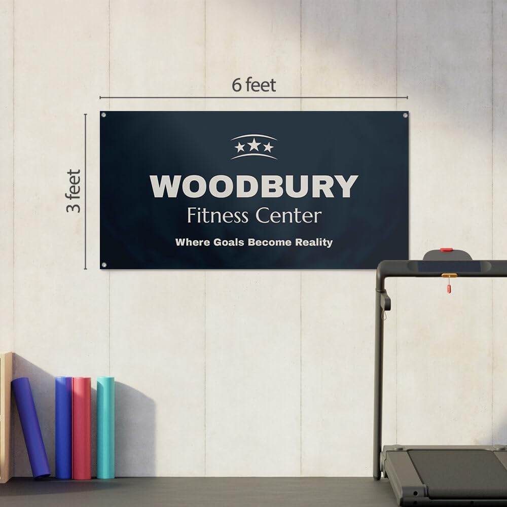 Staples Custom Scrim Vinyl Banner - 72W" x 36L" Quote Banner with 4 Grommets - Durable Outdoor Sign for Events, Promotions, and Business Advertising (Light)