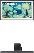 Samsung 65-Inch Class The Frame LS03F 4K QLED Smart TV (2025 Model) + SAMSUNG S800D 3.1.2ch Soundbar w/Wireless Dolby Atmos Audio, Ultra Slim Design, Q-Symphony, HW-S800D/ZA