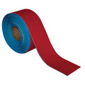 SmartSign Red 4 inch x 100 feet Floor Marking Tape, 32 mil Vinyl Floor Tape, Superior Mark Industrial Use Safety Tape with Beveled Edges, Strong Adhesive, for Gym/Warehouse/Courts