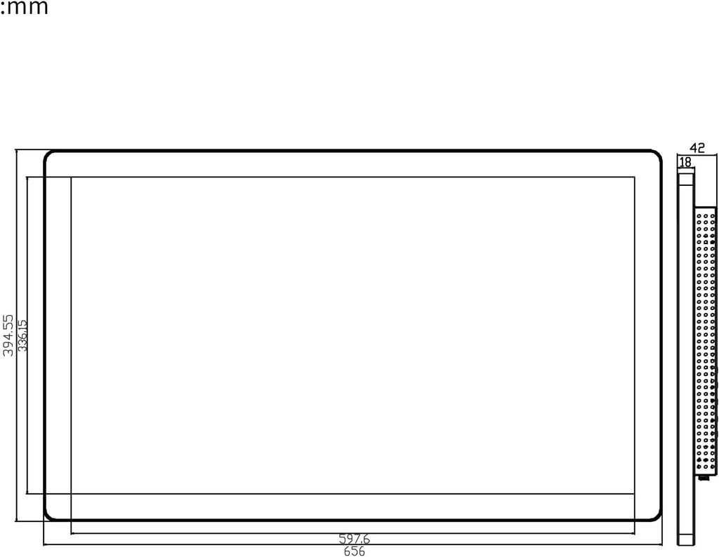 GreenTouch 27 Inch Multi PCAP Touch Screen Monitor LCD Display 1920 * 1080 HD - 16:9 Ratio - HDMI/VGA/DVI Input