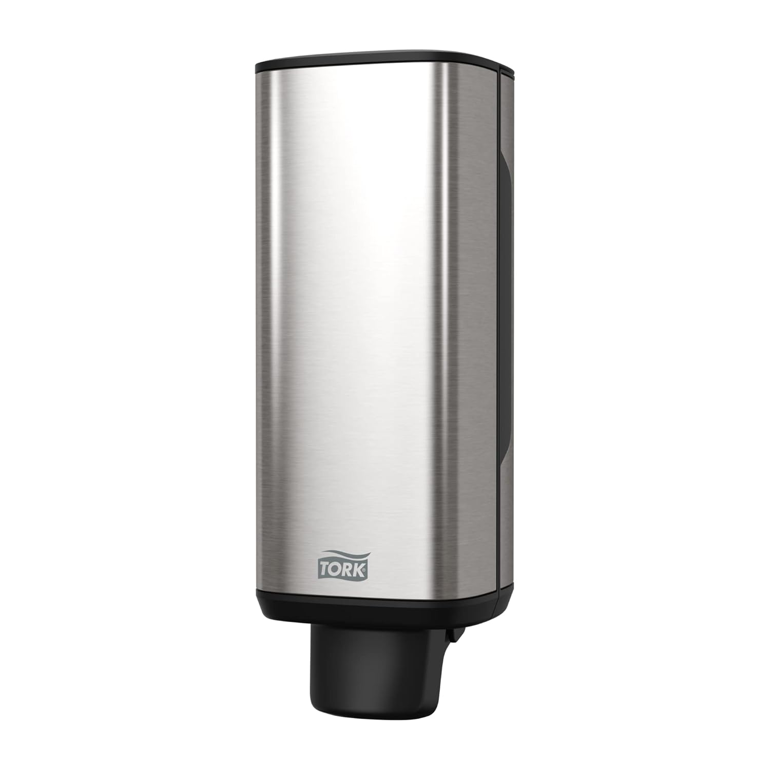 Tork Foam Skincare Manual Dispenser for Foam Soap and Hand Sanitizer 466000 - Economical, S4 Dispenser System, Color Stainless Steel (Pack of 1)