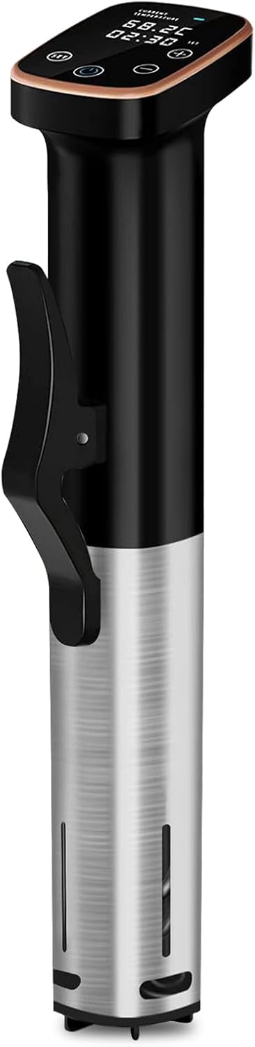 Sous Vide Cooker, Sous Vide Machine 1100 W, Immersion Circulator Precisional Cooker with Touch Control, Accurate Temperature, Ultra-quiet, IPX7 Waterproof, Fast Heating and Time Control