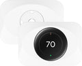 Nest Thermostat Wall Plate Cover Replacement Compatible with Google Nest Learning Thermostat (4th Gen), Practical Nest Learning Thermostat 4 Trim Kit, Snap fit Design (White, 2 Packs)