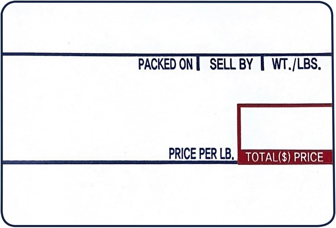 VisionTechShop LST-8010 Printing Scale Label, 58 x 40 mm, UPC 36 Rolls Per Case. Lower Price Than 12 Rolls. Try it.