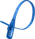 Zip Tie Lock Adjustable Cable Lock for Kids Bike, Helmet, Fridge Cabinets, Drawers, Fences, Toolboxes, Bike Rack, Suitable for Adult, Child, Kid, Baby 1 Pack (Blue)