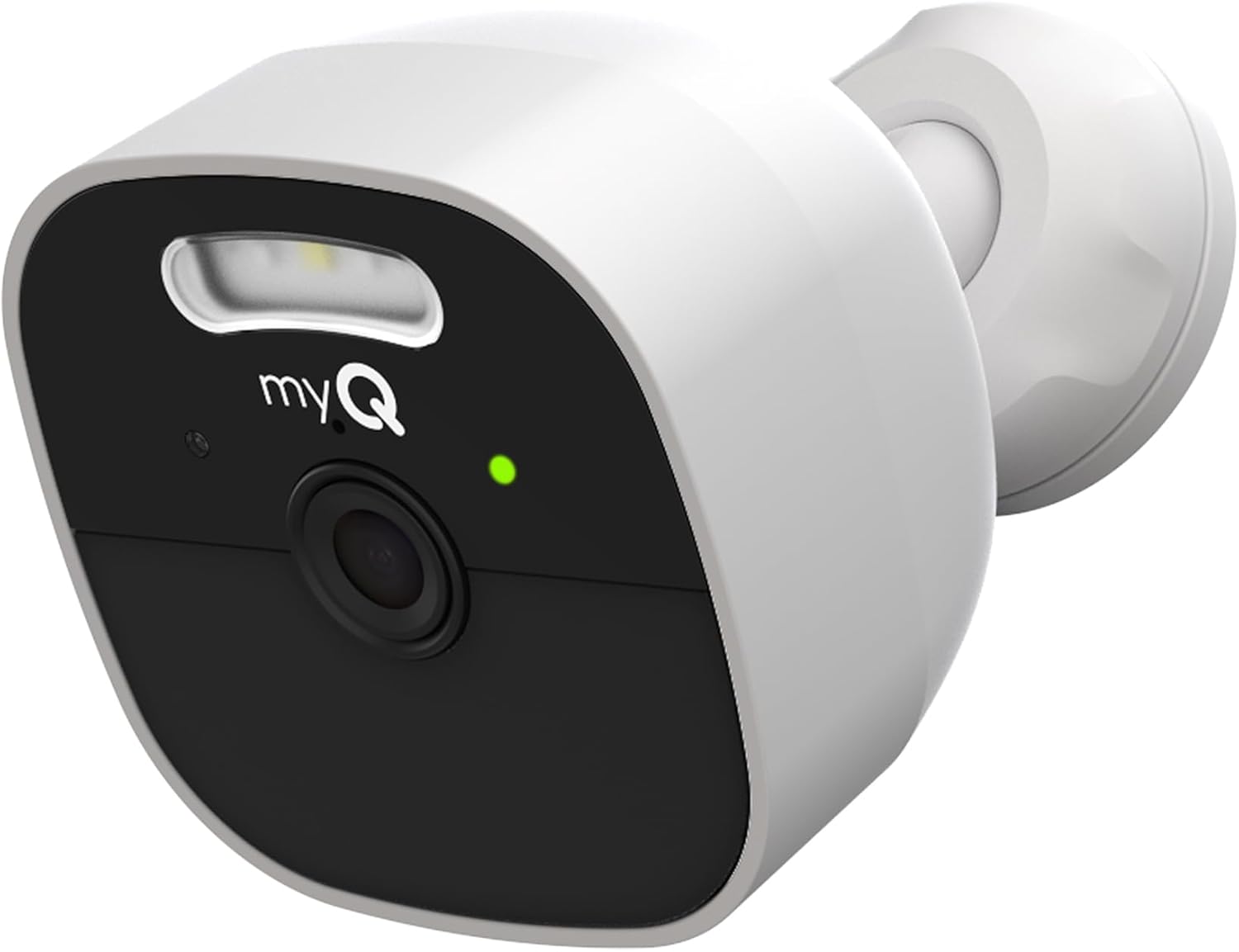 Chamberlain myQ Outdoor Battery Camera | 2K Camera, Color Night Vision, Spotlight, Motion Alerts, Live View with Two-Way Talk, Wireless, Weather-Resistant, Outdoor, White
