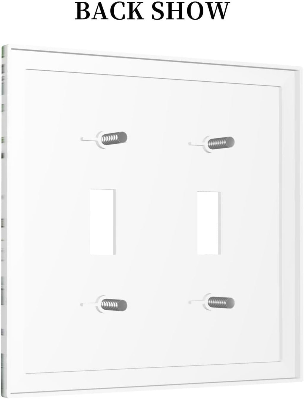 Decorative Switch Plates Sage Plant Red Mushroom Butterfly Wild Flower 2 Gang Double Toggle Outlet Light Switch Cover Wall Plate Electrical Faceplate For Bed Room Kids Room Decor