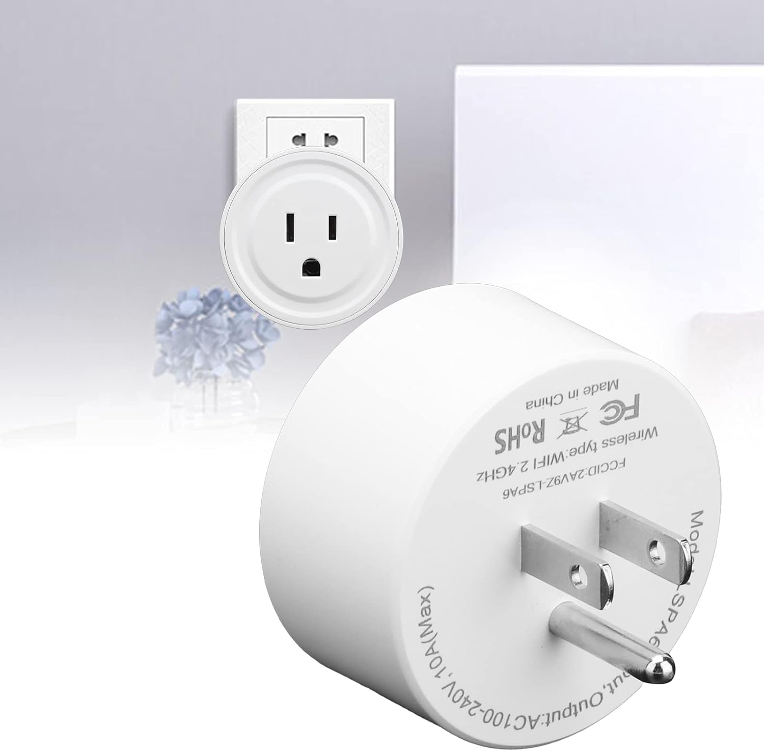 Remote Control Outlet AC100-240V Smart Plug Socket with Timer Function On Off Switch Plug 50/60HZ for Industry Household Appliances US Plug