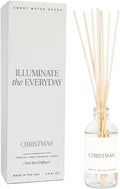 Sweet Water Decor Christmas Reed Diffuser Set - Fresh Cut Trees, Orange, and Cloves Holiday Reed Diffuser for Home with Long Lasting Fragrance - Non-Toxic Oil Reed Diffuser Made in The USA