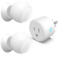Wireless Motion Sensor Outlet Kit, 2 Sensor & 1 Outlet, Plug-N-Play PIR Motion Activated Switch with Timer, Indoor Motion Detector for Lights & Exhaust Fan of Bathroom, Garage, Laundry Room
