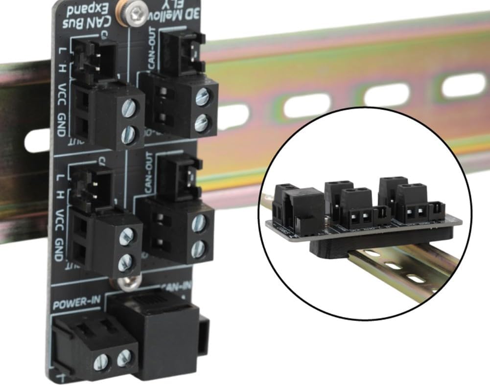 Expansion Board Module For 3D Printer, CANBus Support Up To 4 CAN Boards, Input Voltage 12V-24V, XH2.54 & KF128-5.028-2P Interfaces,For Crystal Interface Motherboard