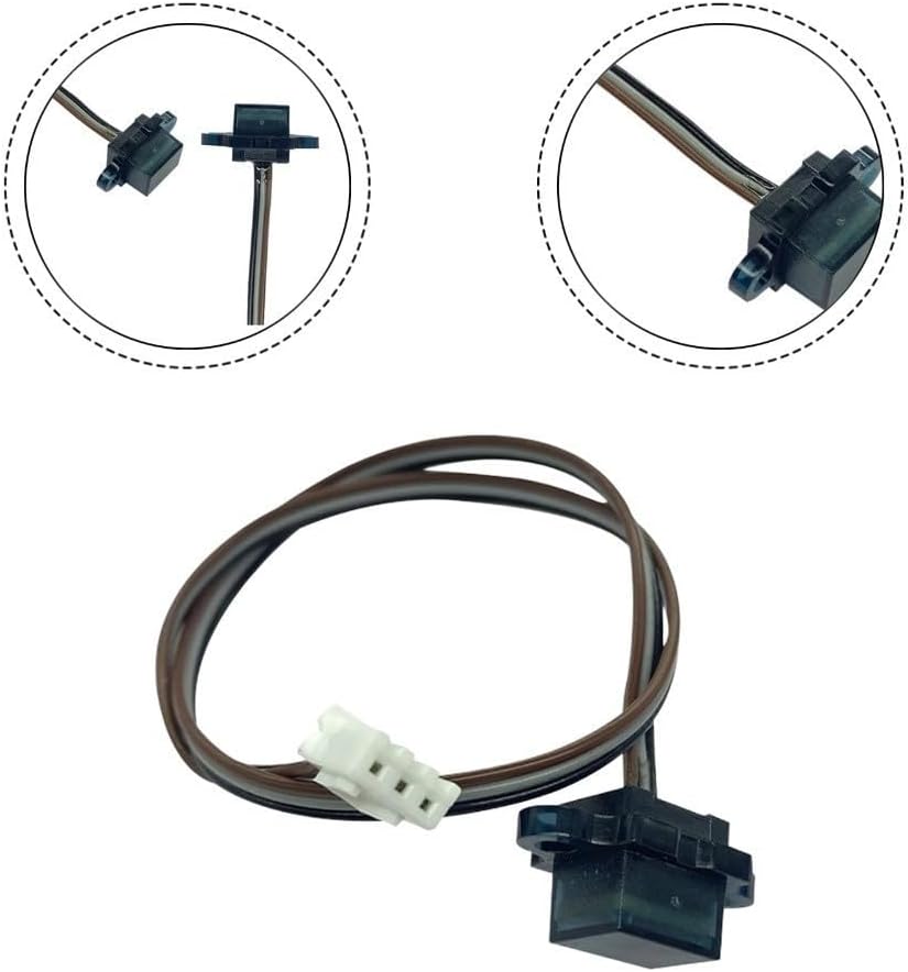 Optical Non-Contact Water Level Control Switch Sensor, for Household Appliances, Water Dispensers, Coffee Machines, DC 1.8-5.5V Low Power, IP67 Protection, for M3 Mount, Black