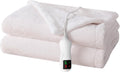 Electric Heated Blanket Throw Size, Washable Blanket Warmer for Home for Adults, Fast Heating Super Cozy Soft Fabric, 50" x 60", 9 Heat Levels, 1-9H Auto-Off, ETL Certified, Pink White