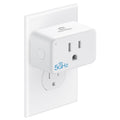 EIGHTREE Mini Smart Plug 𝟓𝐆𝐇𝐳 𝐖𝐢-𝐅𝐢 𝐂𝐨𝐦𝐩𝐚𝐭𝐢𝐛𝐥𝐞 𝟏𝟓𝐀, Smart Plugs That Work with Alexa & Google Home & SmartThings, Energy Monitor, Remote Control, Timer & Schedule, Wi-Fi Plugs