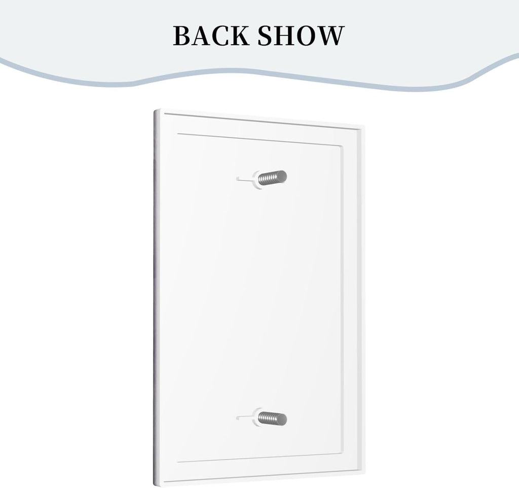 Decorative Light Switch Plate Covers Rustic White Purple Daisy Floral Flower 1 Gang No Device Single Blank Outlet Cover Wall Plate Light Switch Cover Plate Faceplate for Bedroom Home Decor