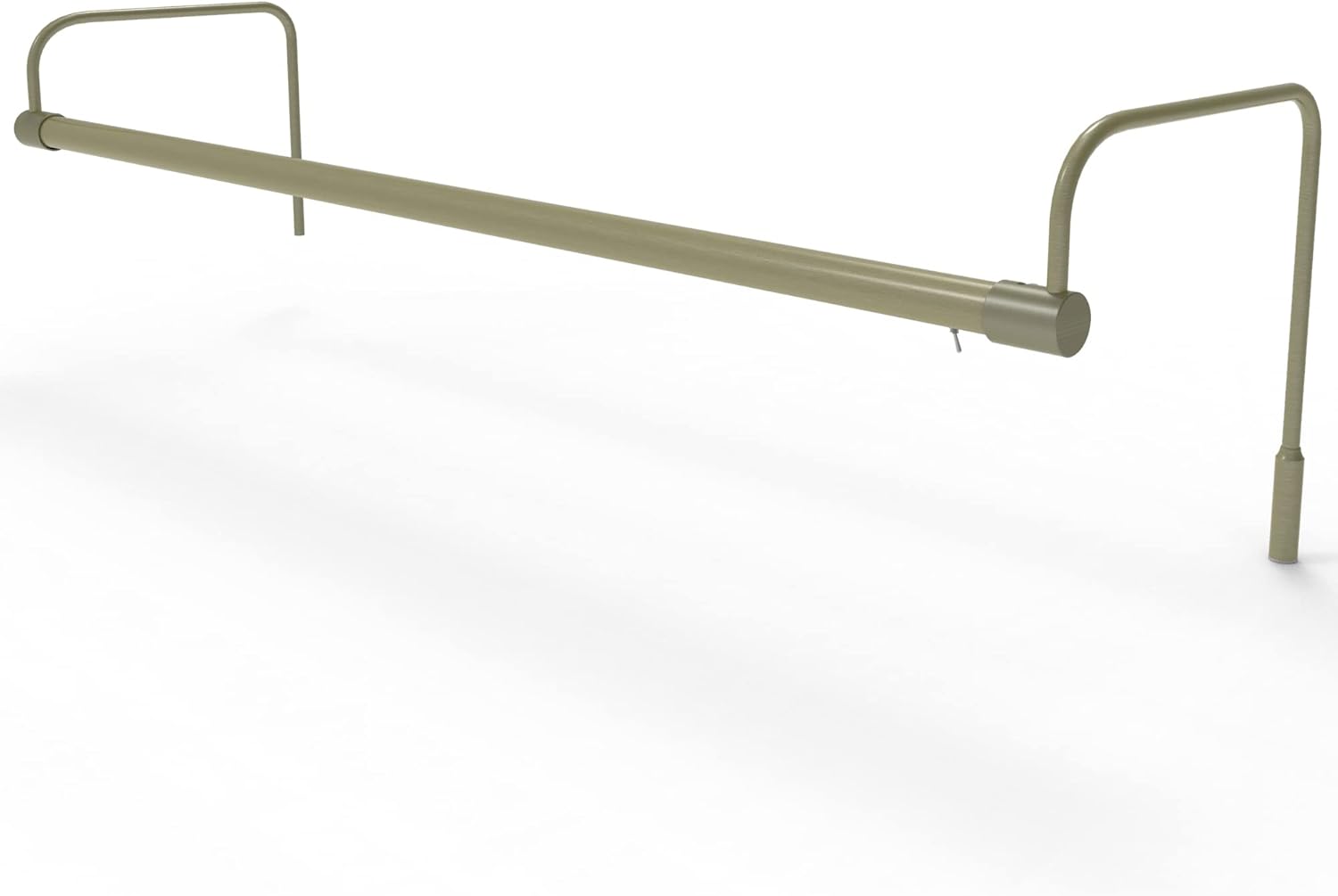 Cocoweb 30 Inch Tru-Slim Antique Brass Picture Light - LED, 2700K, Adjustable Arm, Plug-in, Toggle Switch, Sleek and Compact Design