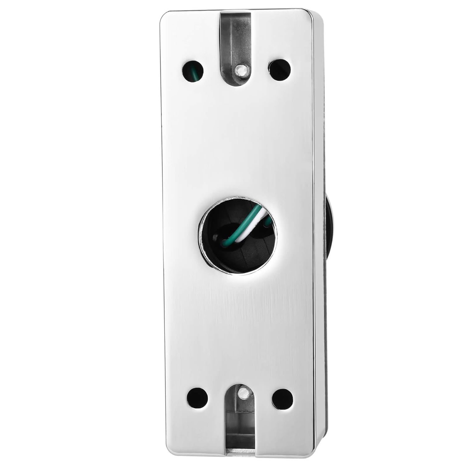 Push to Exit Button for Door Access Control Big Press Button IP68 Waterproof 304 Stainless Steel Shell with Back Mounted Box NO/COM Output