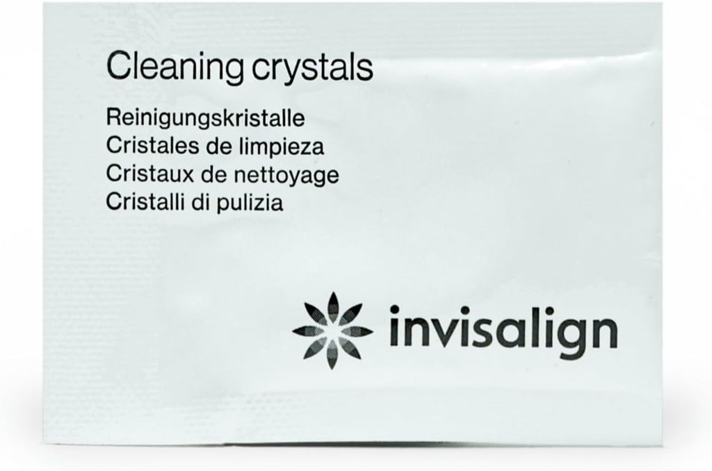 INVISALIGN Cleaning Crystals for Clear Aligners and Retainers, (50 Packets)